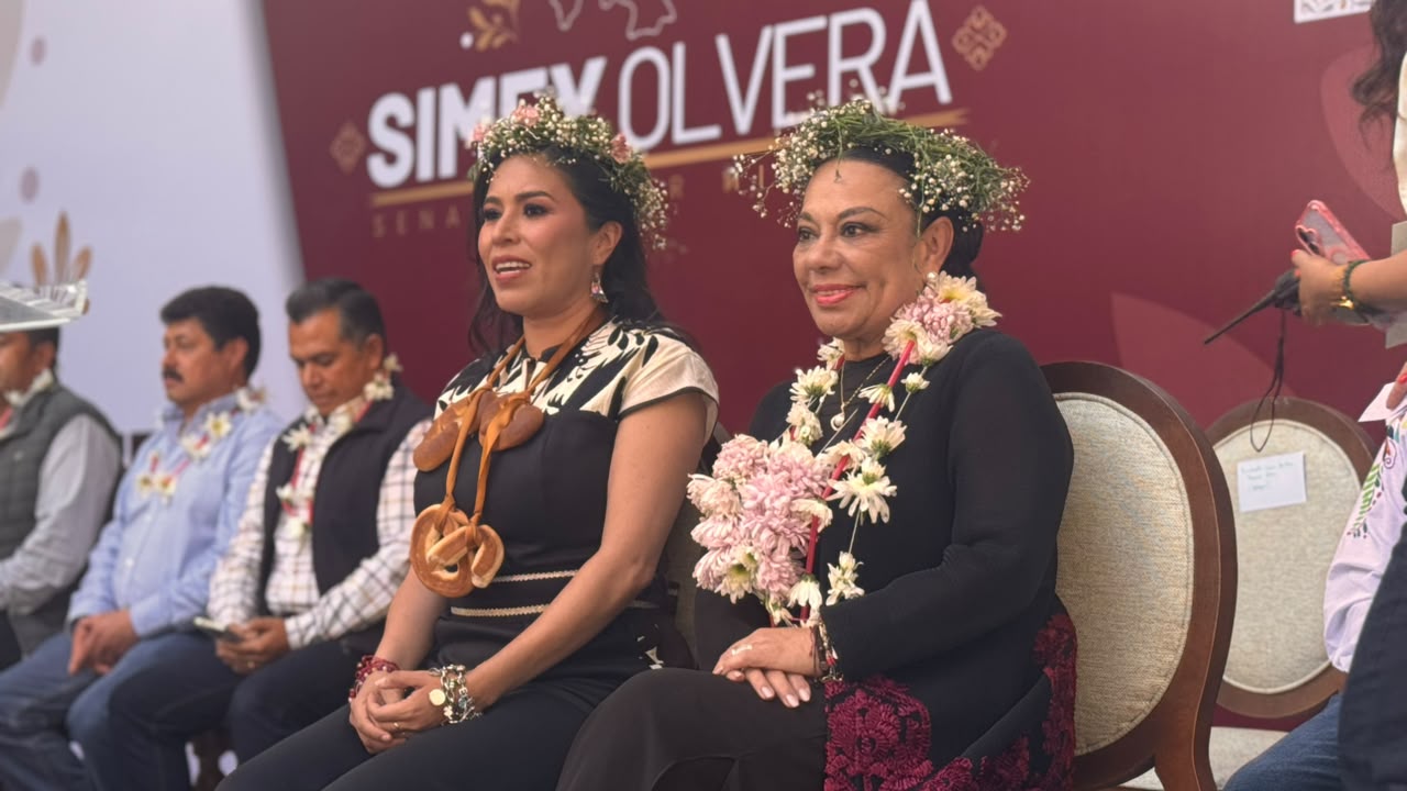 Senadora Simey Olvera no revela gastos de informes en Hidalgo
