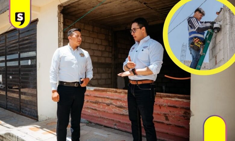 instalación de las 556 cámaras Pachuca