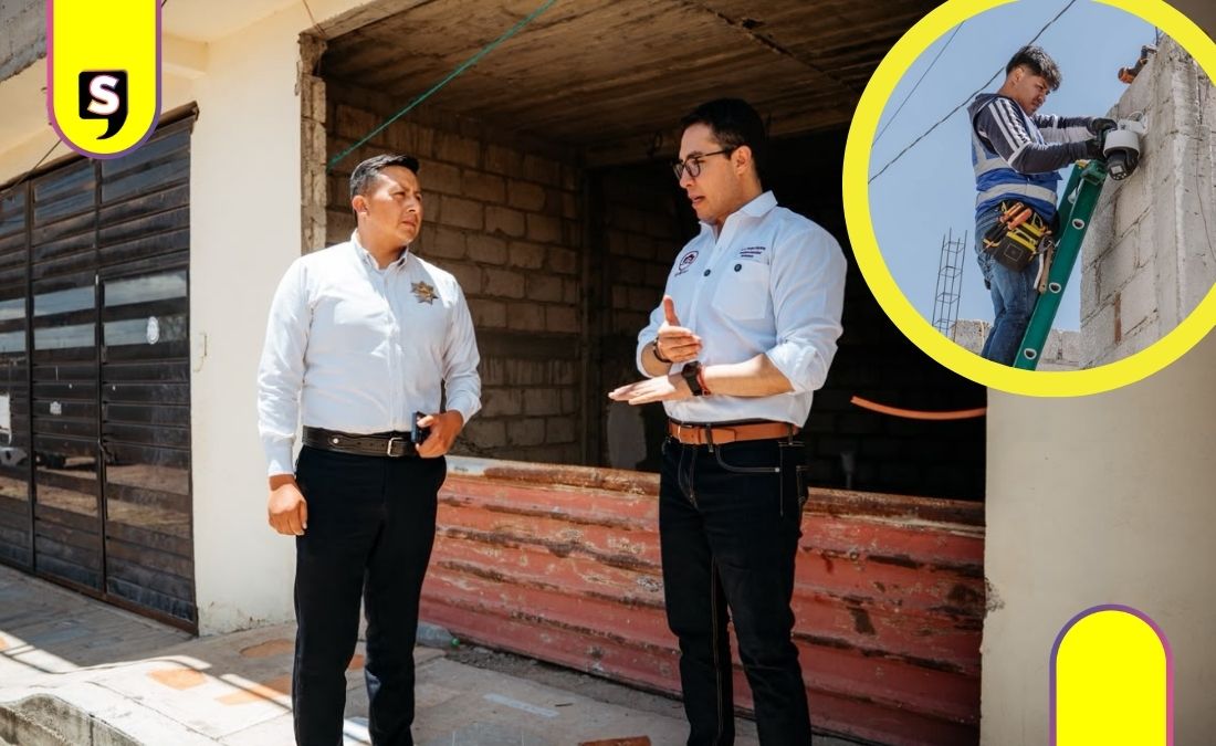 instalación de las 556 cámaras Pachuca