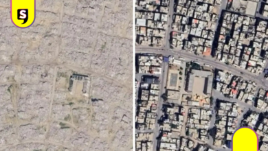 Google Earth revela el antes y después de Gaza