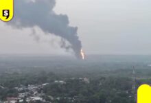 Incendio en planta de sal en Jáltipan