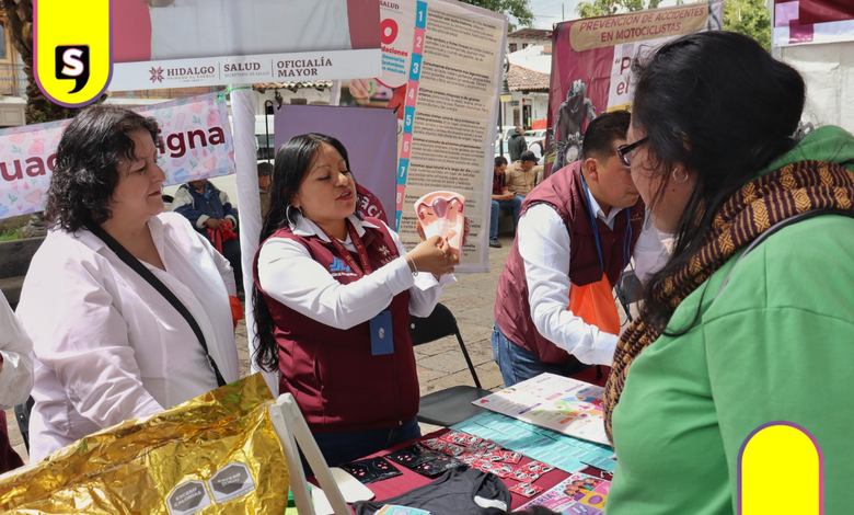 Brigadas médicas SSH llevan salud a Acaxochitlán