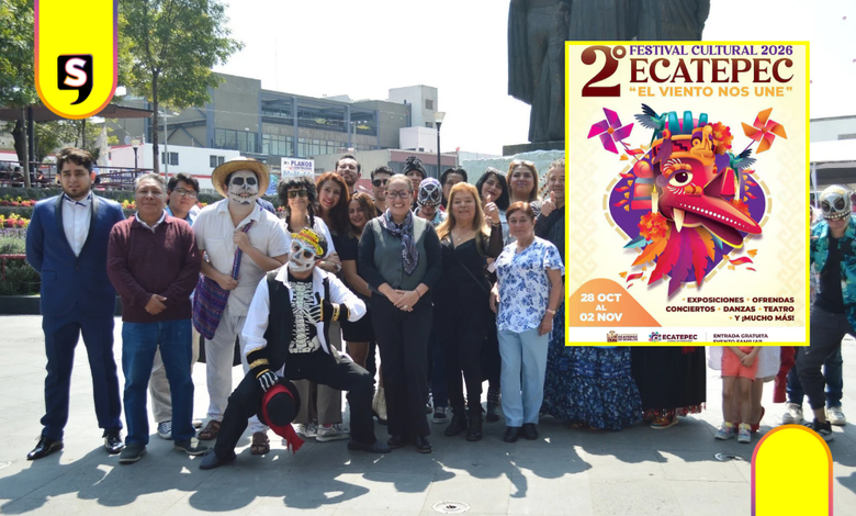 Ecatepec anuncia segunda edición del festival "El viento nos une" en 2026