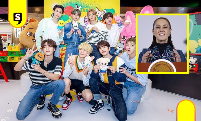 Sheinbaum deja abierta opción para recibir a Stray Kids en México