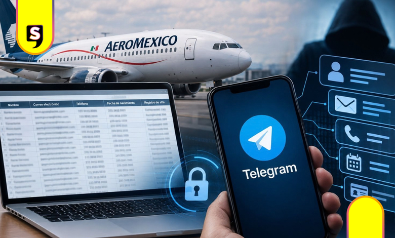 Investigan presunta filtración de datos de 15 millones de usuarios de Aeroméxico|