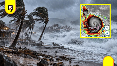 Huracán Polo tocará tierra esta tarde en Baja California Sur