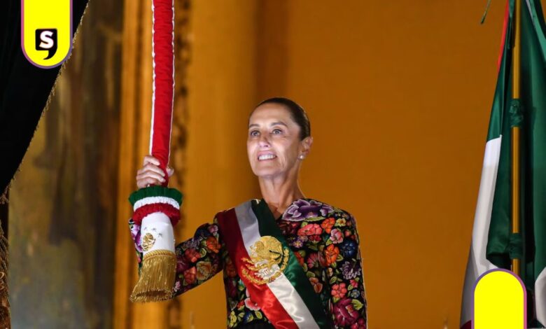Vestido de Claudia Sheinbaum