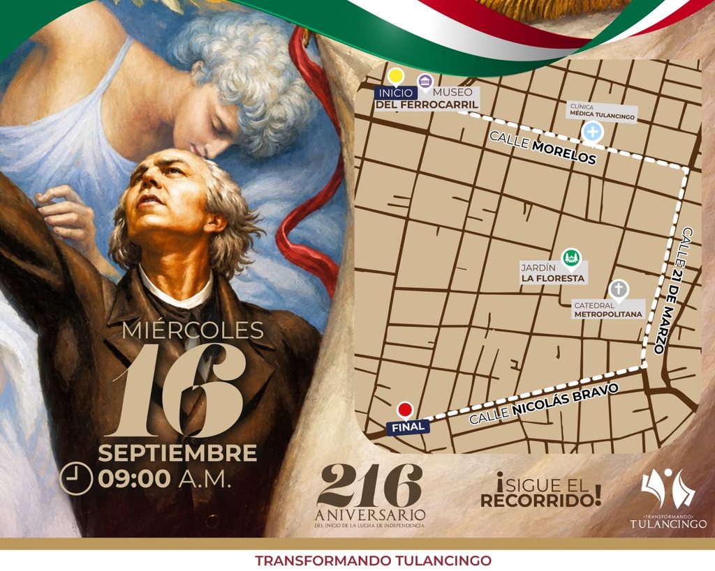 Fiesta patria en Tulancingo: te contamos los detalles