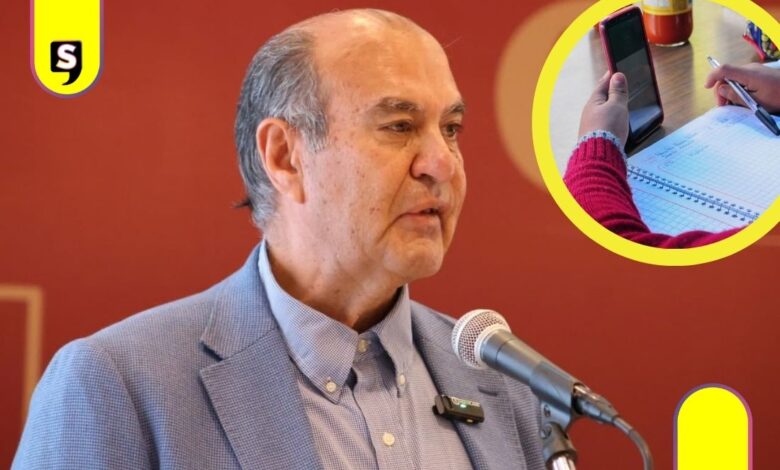 prohibición del celular en escuelas de Hidalgo