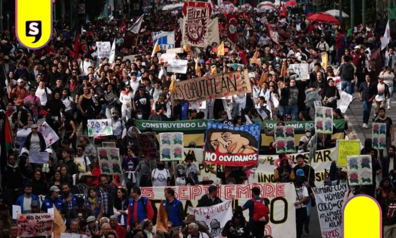 Marchas por el 2 de octubre en CDMX