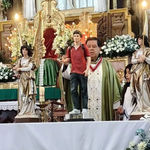 Bendicen imagen de San Carlo Acutis en parroquia de Singuilucan
