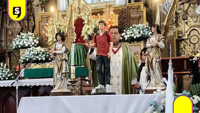 Bendicen imagen de San Carlo Acutis en parroquia de Singuilucan