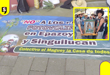 Anuncian nueva marcha contra parques fotovoltaicos de Singuilucan y Epazoyucan