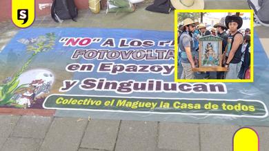 Anuncian nueva marcha contra parques fotovoltaicos de Singuilucan y Epazoyucan