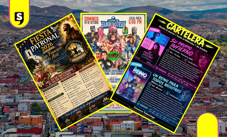 Tulancingo tendrá fin de semana de ferias, arte, teatro, lucha libre y cine