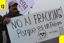 Marcha contra Pemex en CDMX por derrames y fracking