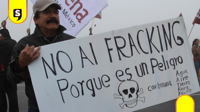 Marcha contra Pemex en CDMX por derrames y fracking