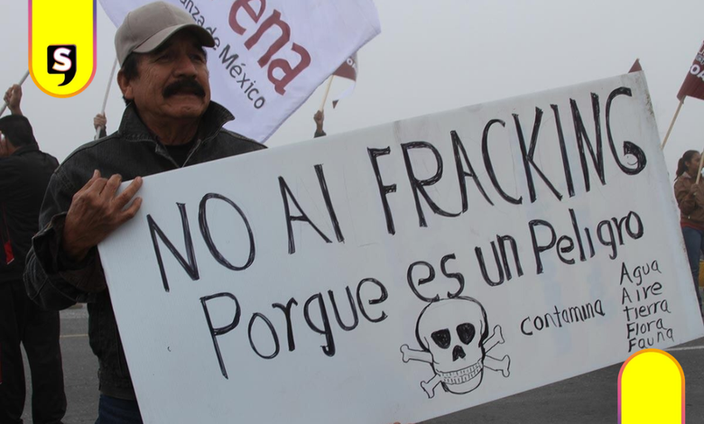 Marcha contra Pemex en CDMX por derrames y fracking