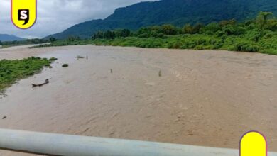 Semáforo rojo en Hidalgo por lluvias