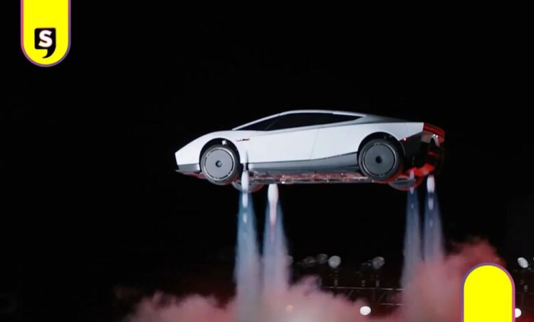 Tesla sorprende con un auto volador