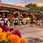 así viven los floristas el Día de Muertos