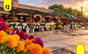 así viven los floristas el Día de Muertos