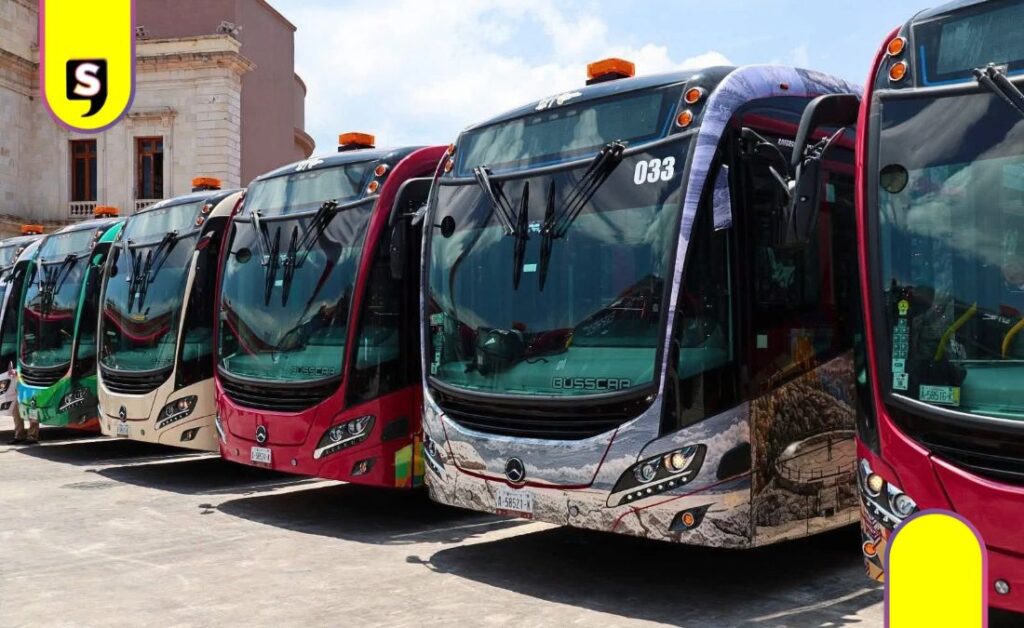 autobuses del Tuzobús cuando termine su renta