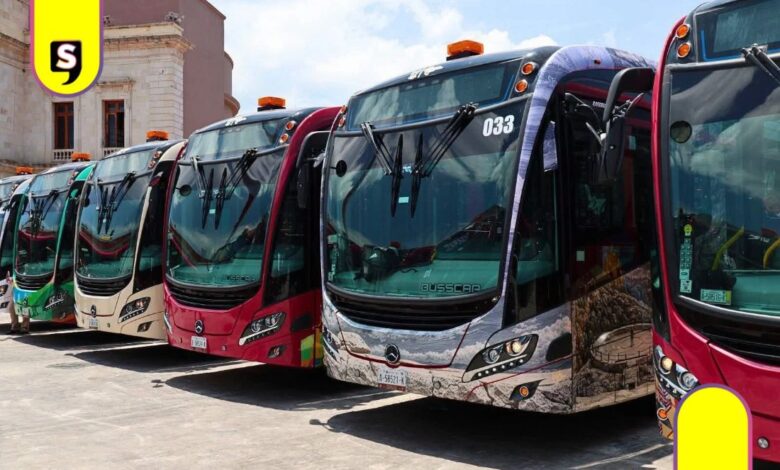 autobuses del Tuzobús cuando termine su renta