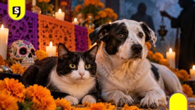 rituales con perros y gatos en Día de Muertos